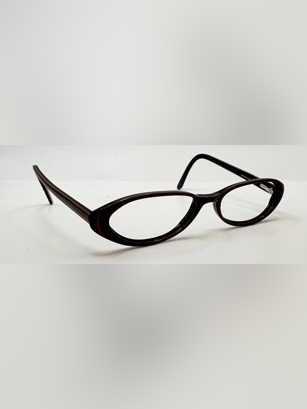 Thalia Frederica Brown Oval Sunglasses Frames Only